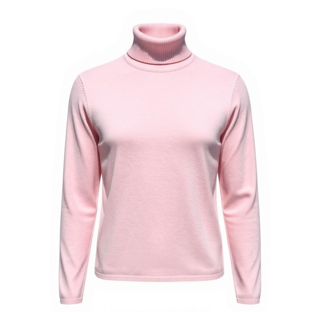Talbots Petites Light Pink Turtleneck Sweater – Size P